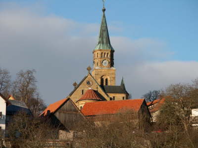 Kirchturm von Altenstein