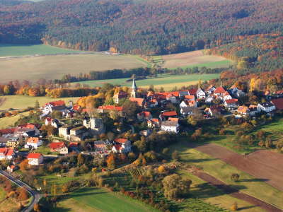 Luftbild von Altenstein